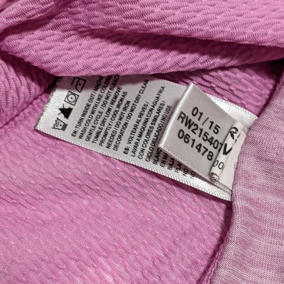 ❤️ Reebok Medium Pink Racerback Strappy Tank - Picture 10 of 10